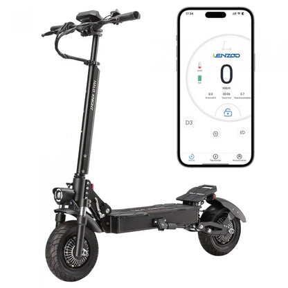Halo Knight T104 Składana hulajnoga elektryczna, silnik 1200W*2, bateria 52V 21Ah, 10-calowe opony, maks. prędkość 65km/h