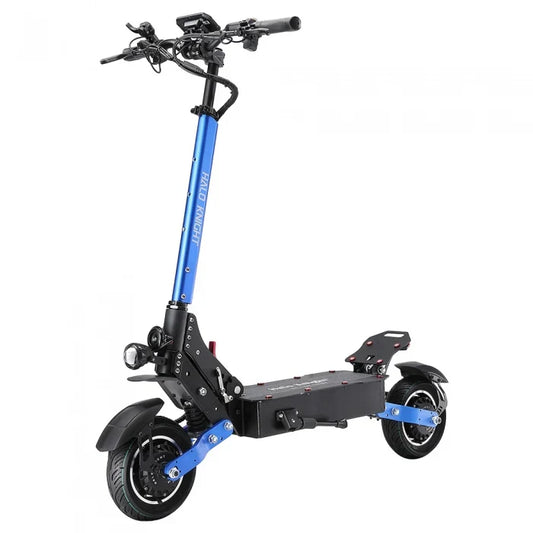 Hulajnoga elektryczna Halo Knight T108 10-calowe opony drogowe, silnik 1000W*2, maks. prędkość 65km/h - Czarny