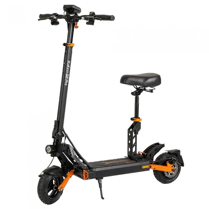 Hulajnoga elektryczna KuKirin G2 PRO Wersja Ulepszona 2024 - Silnik 600W 15.6Ah Opony 9 Cali 45km/h – Czarna Pomarańczowa
