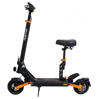 Hulajnoga elektryczna KuKirin G2 PRO Wersja Ulepszona 2024 - Silnik 600W 15.6Ah Opony 9 Cali 45km/h – Czarna Pomarańczowa