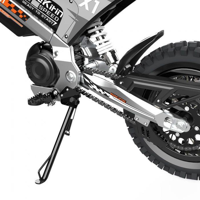 Motocykl elektryczny KuKirin X1, silnik o średniej mocy 1000 W, akumulator 48 V 20,8 Ah, opony terenowe 14/12 cali