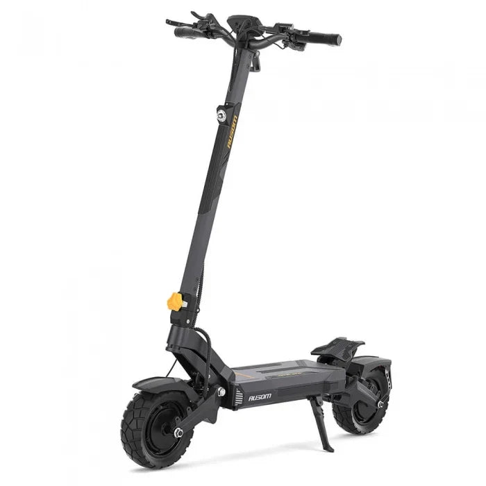 Składana hulajnoga elektryczna Ausom DT2 Pro, 2*1100W, 68km/h, bateria 52V 23,4Ah, wykorzystuje technologię podwozia lotniczego