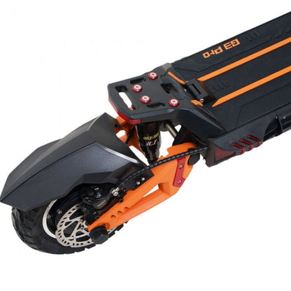 Terenowa Hulajnoga Elektryczna KuKirin G3 Pro, Potężne Silniki 1200W*2, 65km/h, Bateria 23,2Ah, czarny